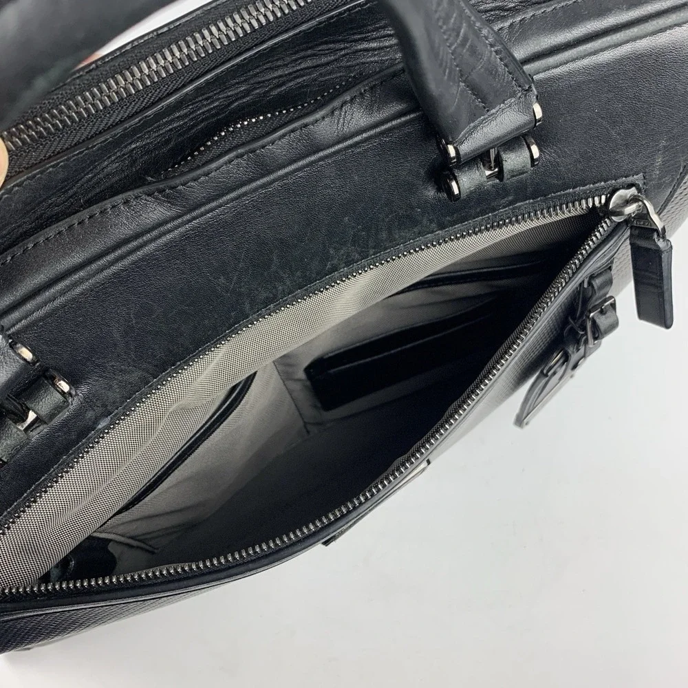 Tumi CFX Carbon Fiber Marina Medium Briefcase Luxury Black Bag Messenger